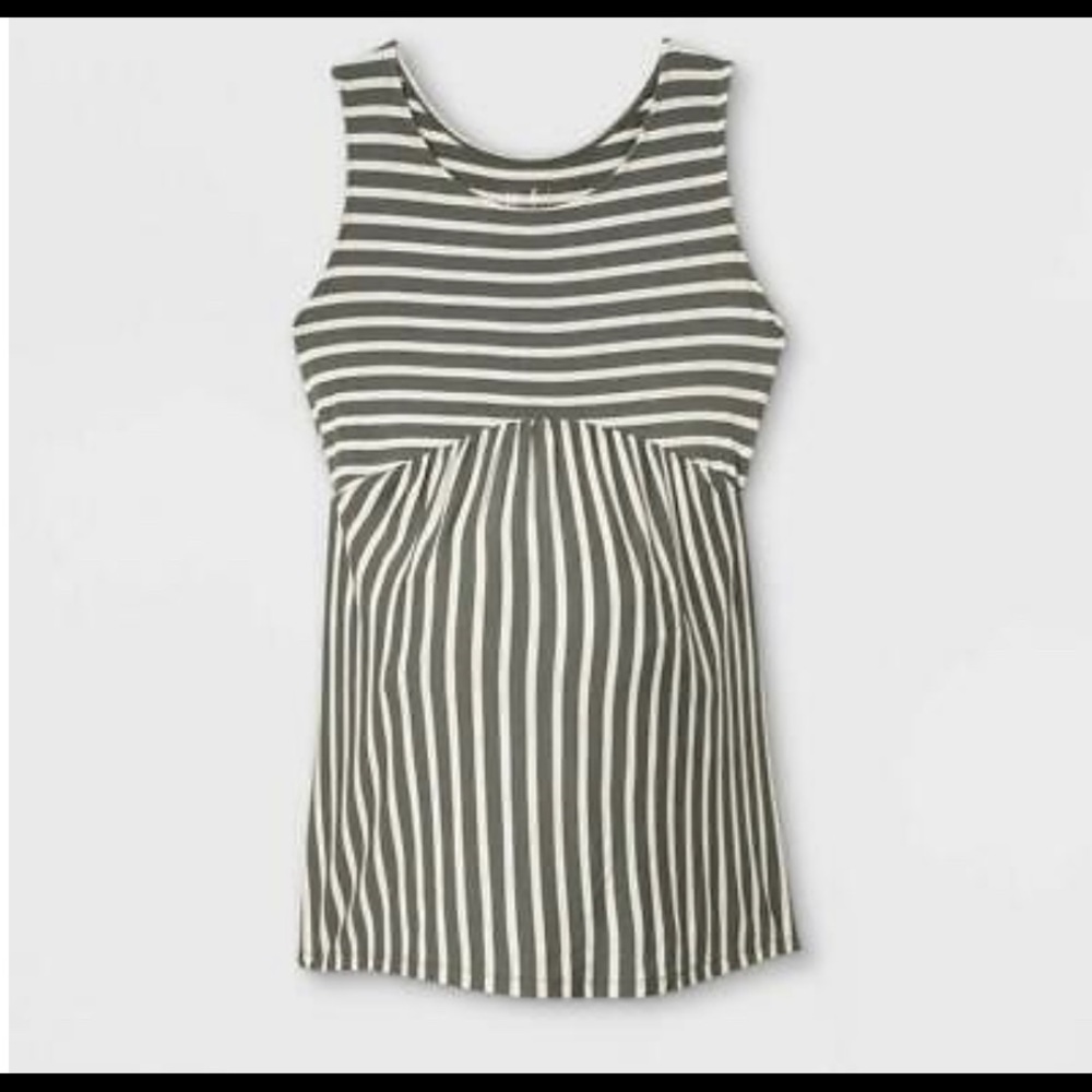 Maternity - Ingrid & Isabel striped knit tank top